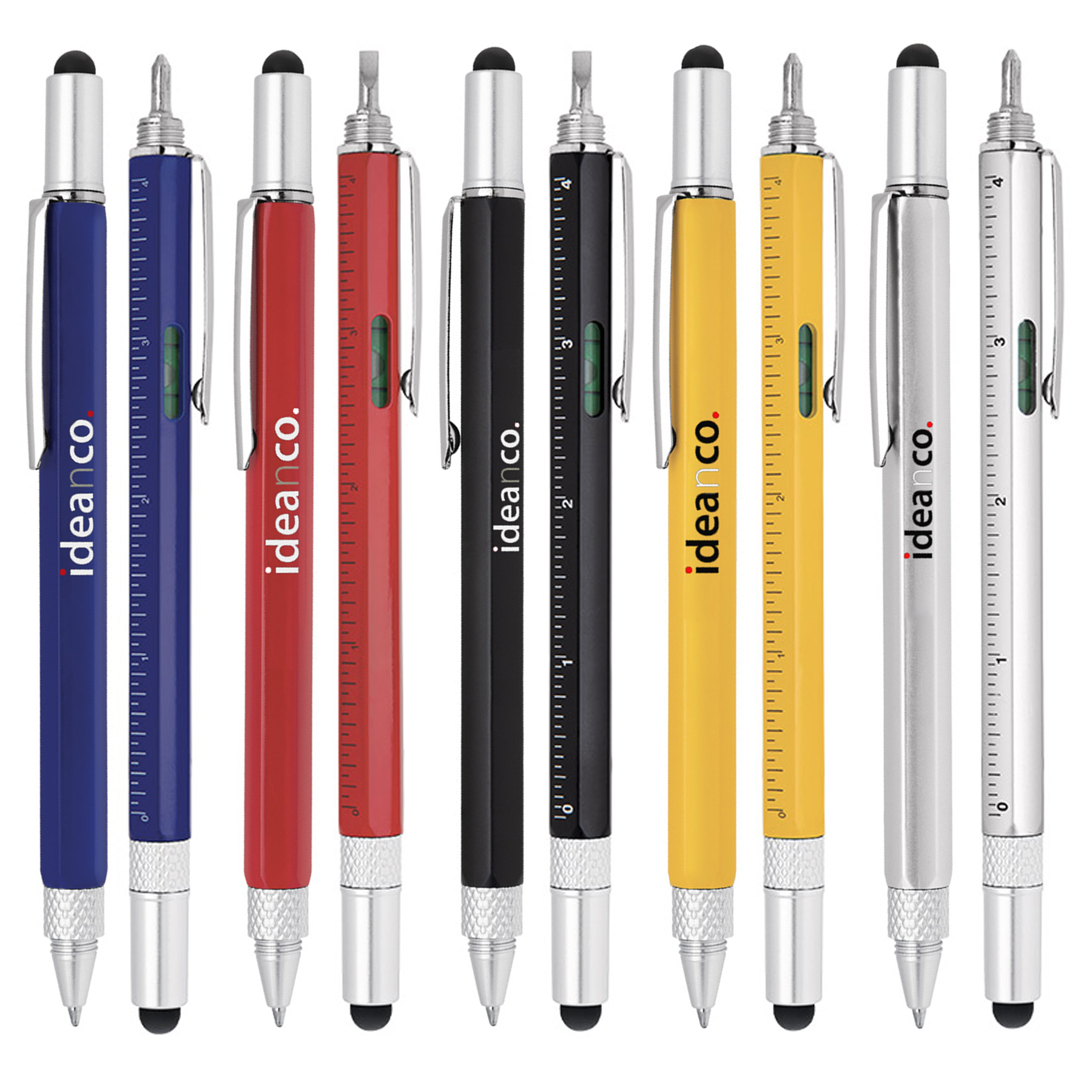 STAUFEN MULTI-FUNCTIONAL TWIST ACTION PEN W/ STYLUS