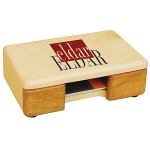 WOOD BUSINESS CARD HOLDER