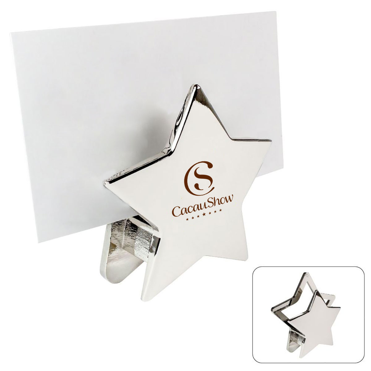 STAR SHAPED METAL MEMO-MAIL HOLDER