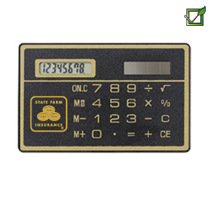 CREDIT CARD SIZE SOLAR CALCULATOR