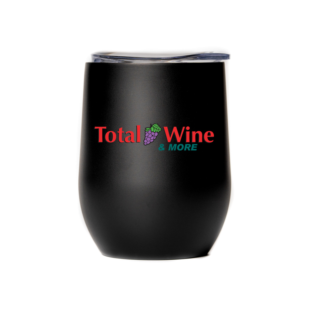 12 OZ. STEMLESS STAINLESS STEEL WINE GLASS