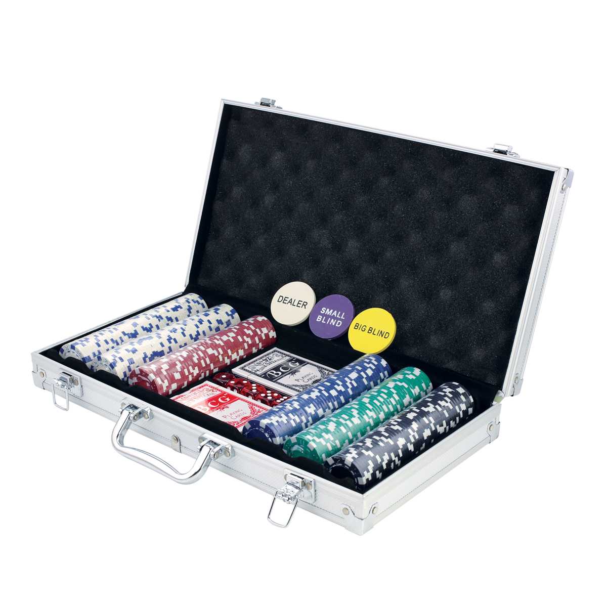 PETRA 300 PIECE ALUMINUM POKER SET