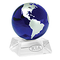 ELEGANT GLASS GLOBE PAPERWEIGHT