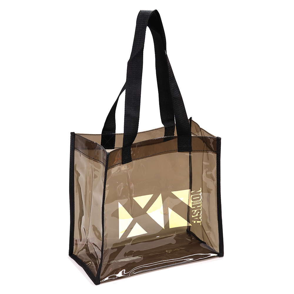  CLEAR BLACK TOTE BAG