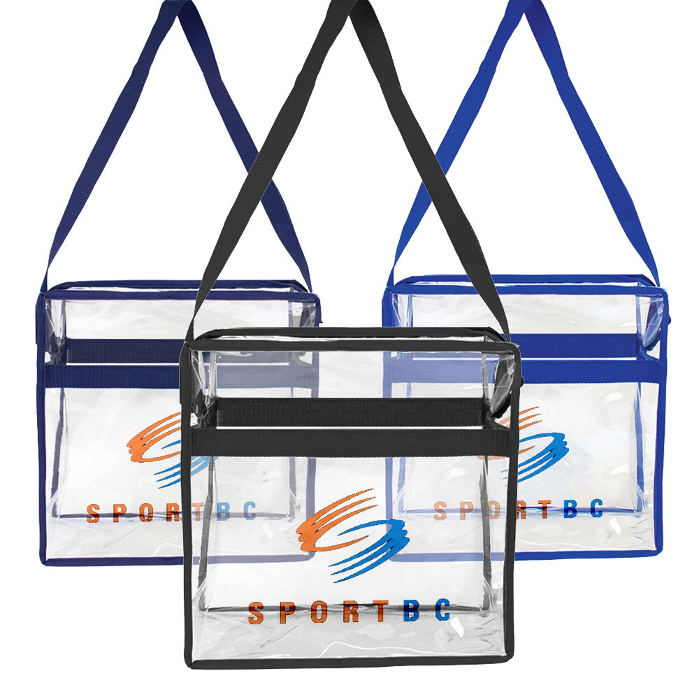  STADIUM CLEAR CROSS BODY TOTE