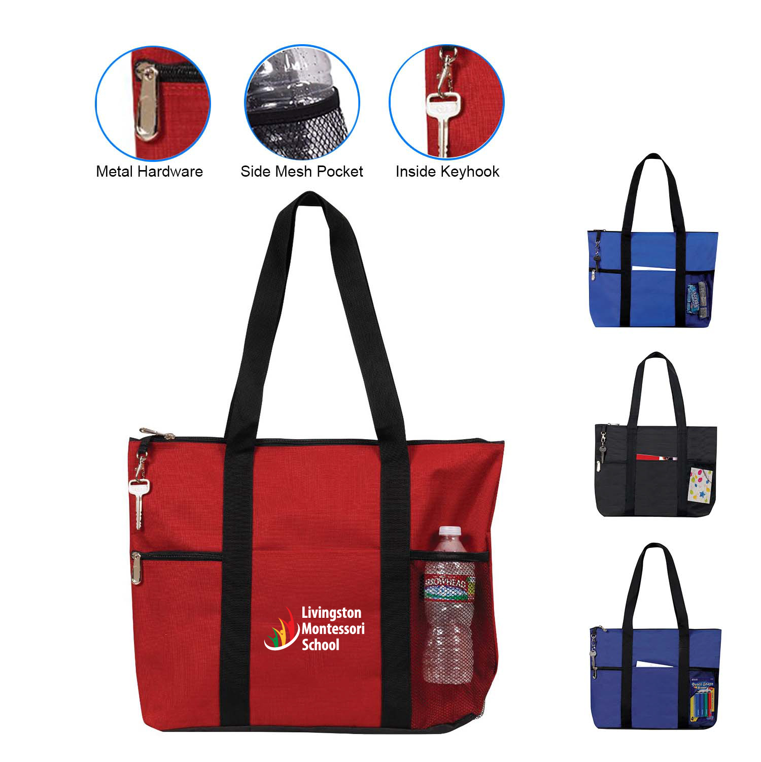 Zipper Travel Tote