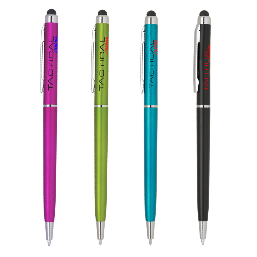JONES TWIST ACTION BALLPOINT PEN W/ STYLUS