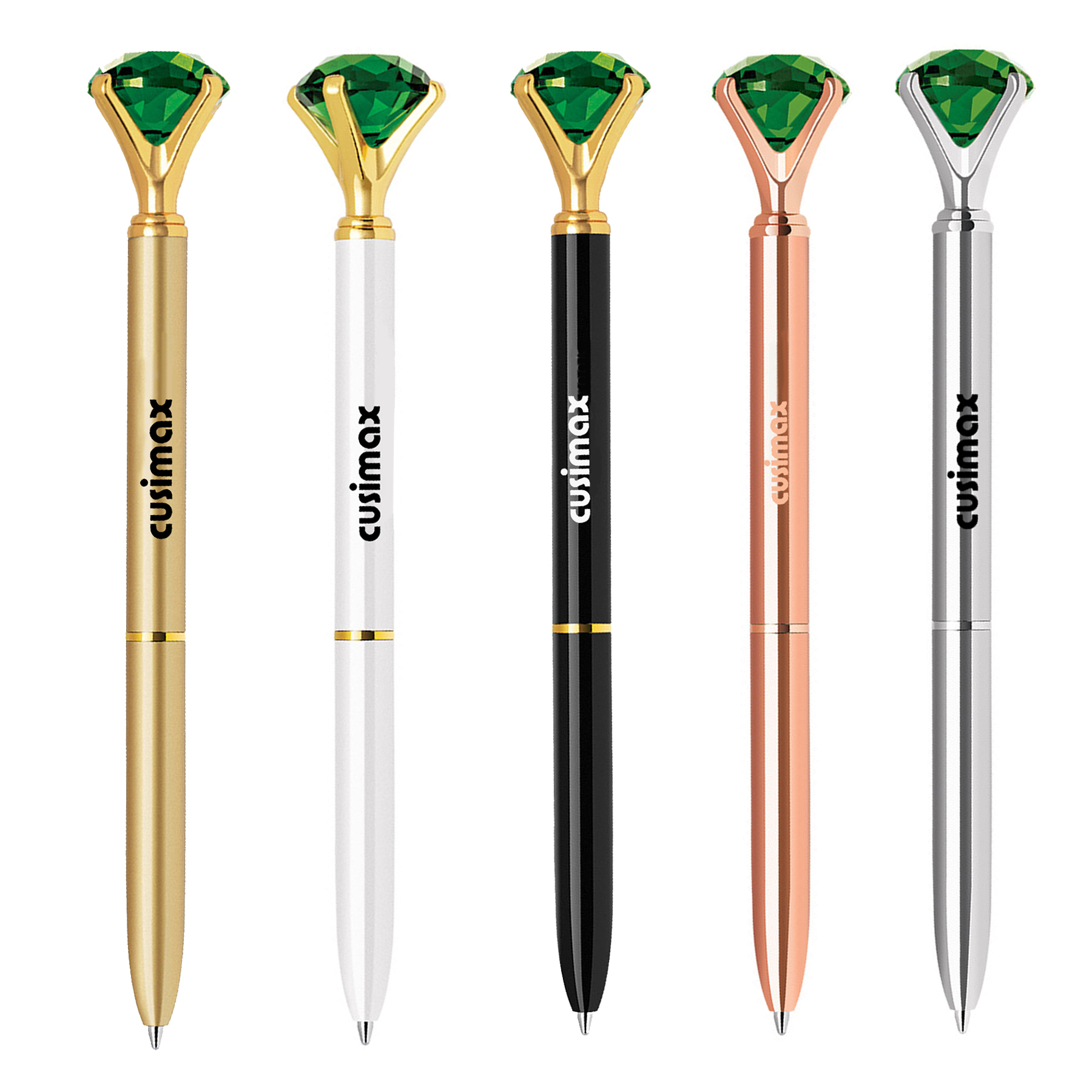 EMERALD CRYSTAL TWIST  ACTION BALLPOINT PEN