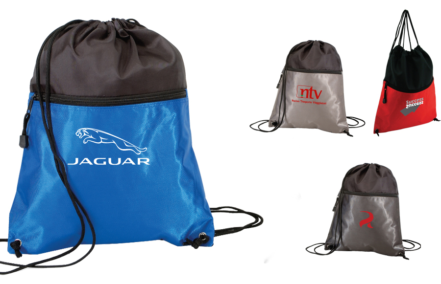 METALLIC DRAWSTRING BACKPACK