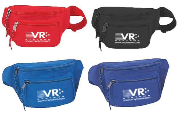 THREE ZIPPER FANNY PACK